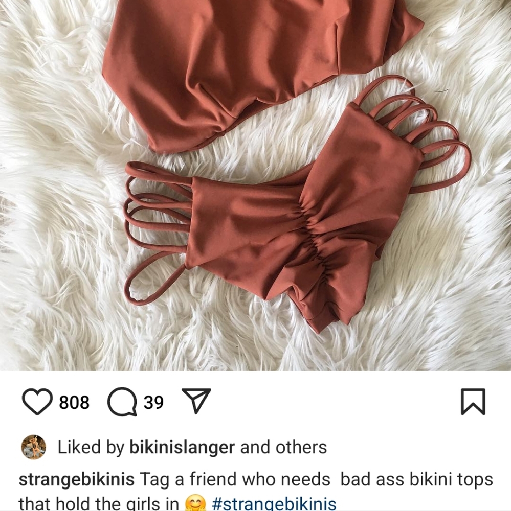 NWT Strange Bikini's Yuba Bottom in funfetti color - Picture 6 of 9